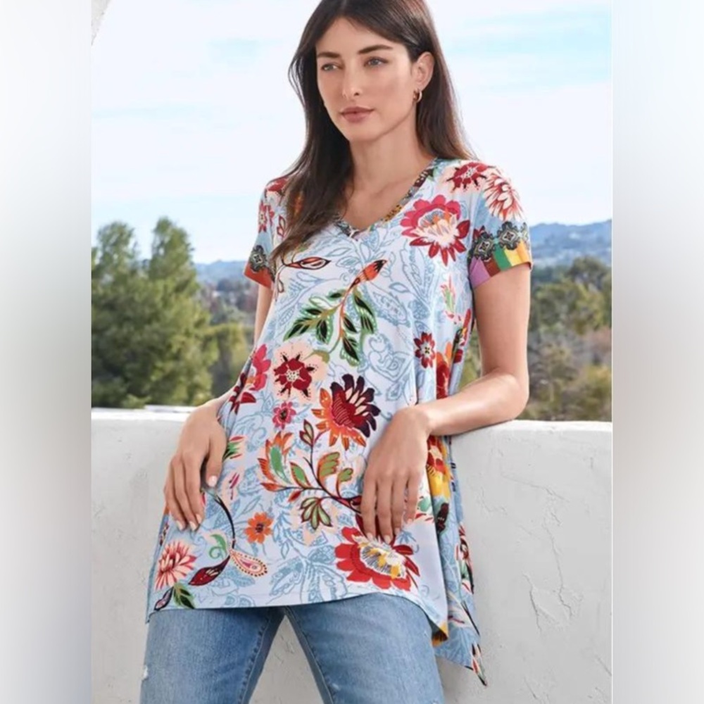 Floral Print Women's Top